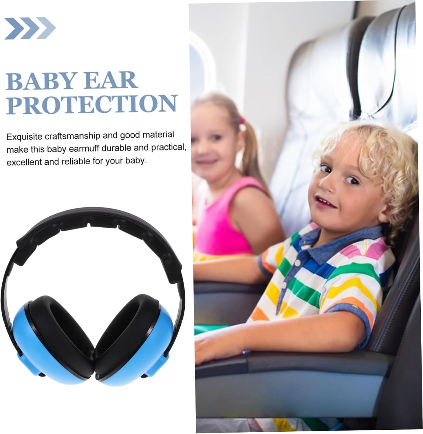 Garneck Noise Cancelling Ear Muffs for with Soft Soundproof Protection Comfortable Ear Covers Hearing Guard for Quiet Rest