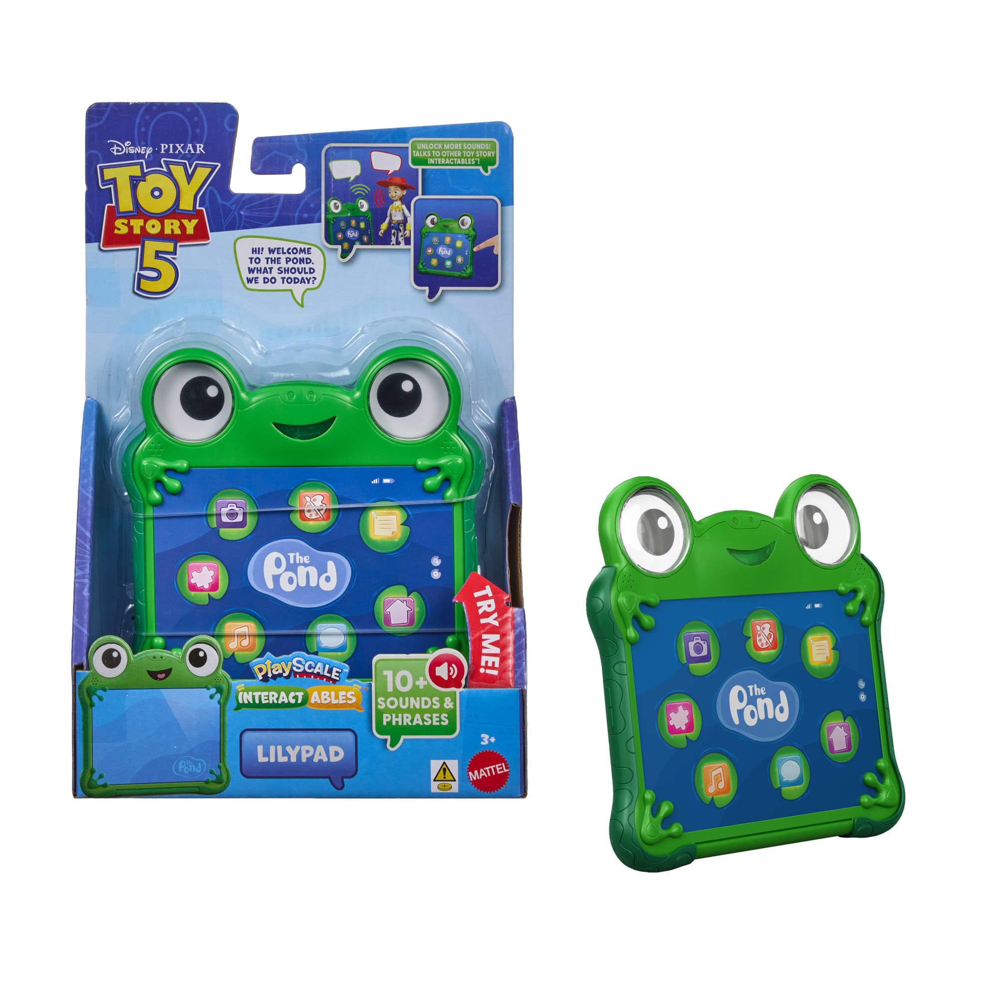 Disney · Pixar Figurines interactives Toy Story 5 de 18 cm avec répliques et dialogues tirés du Film, JKV28 | Figurine parlante à l'échelle 15 cm, phrases du film, interactions avec personnages, JKV28