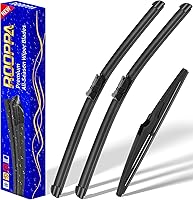 Vista 18 de 3 limpiaparabrisas de repuesto, repuesto de equipo original, para vehículos, 26 pulgadas, 20 pulgadas y 13 pulgadas, juego de 3