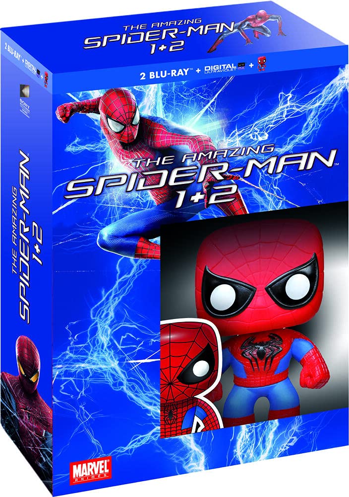 The Amazing Spider-Man coffret evolution Blu-ray et sa figurine Funko Pop
