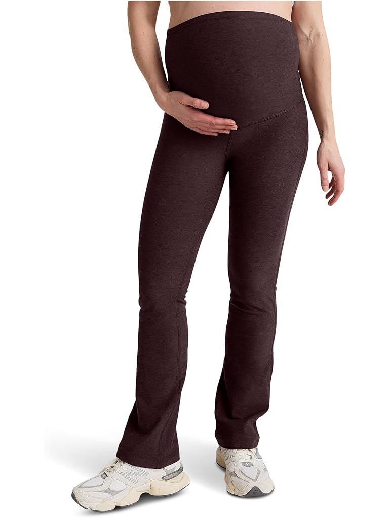 Brown Beyond Yoga Spacedye Practice Maternity Pants