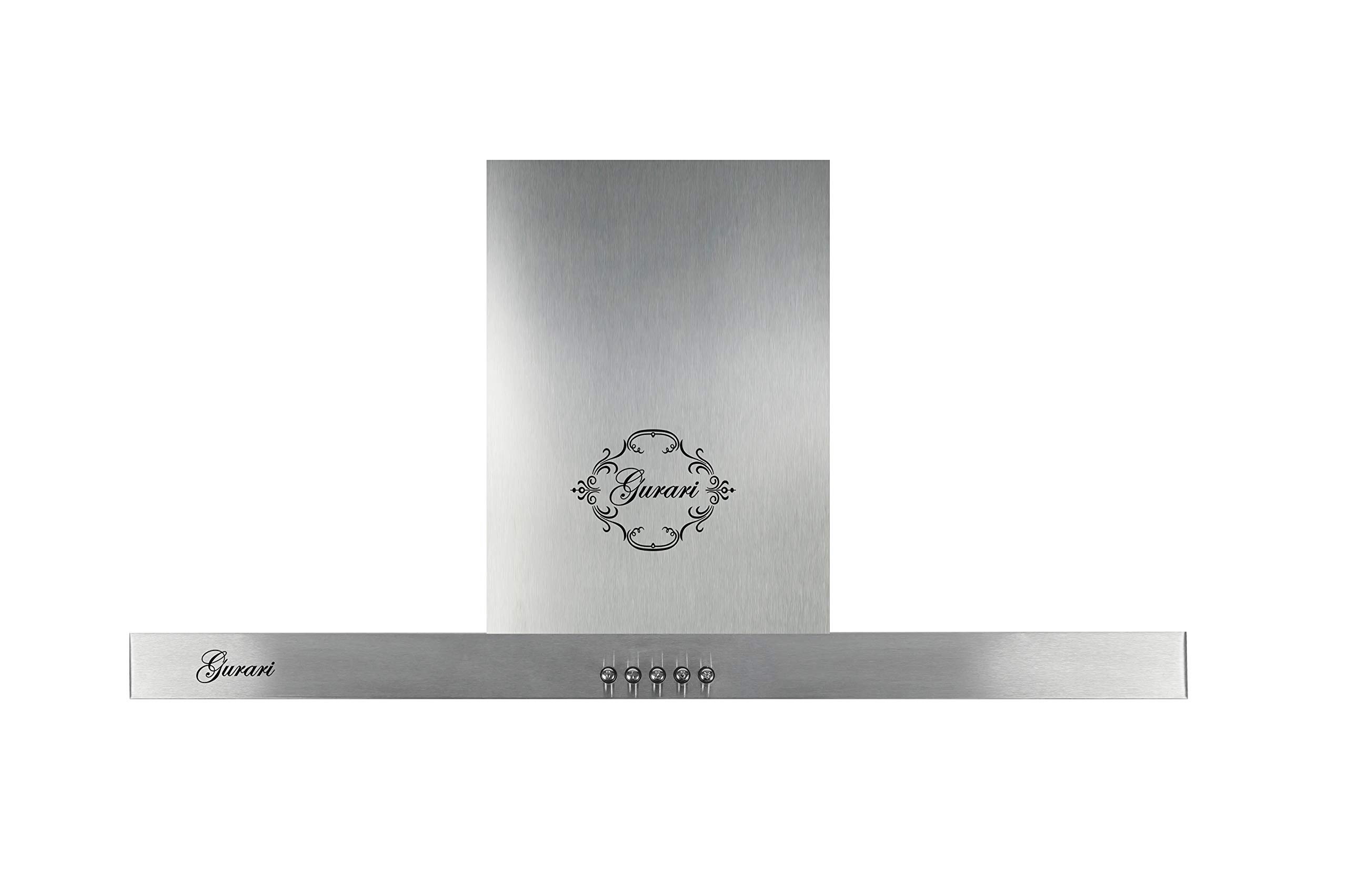 Gurari 461 IS Campana Extractora de Pared 70 cm • 1000 m³/h • Fabricante Gurari • 3 Velocidades • LED • Acero Inoxidable • Recirculación Posible • 3 Filtros