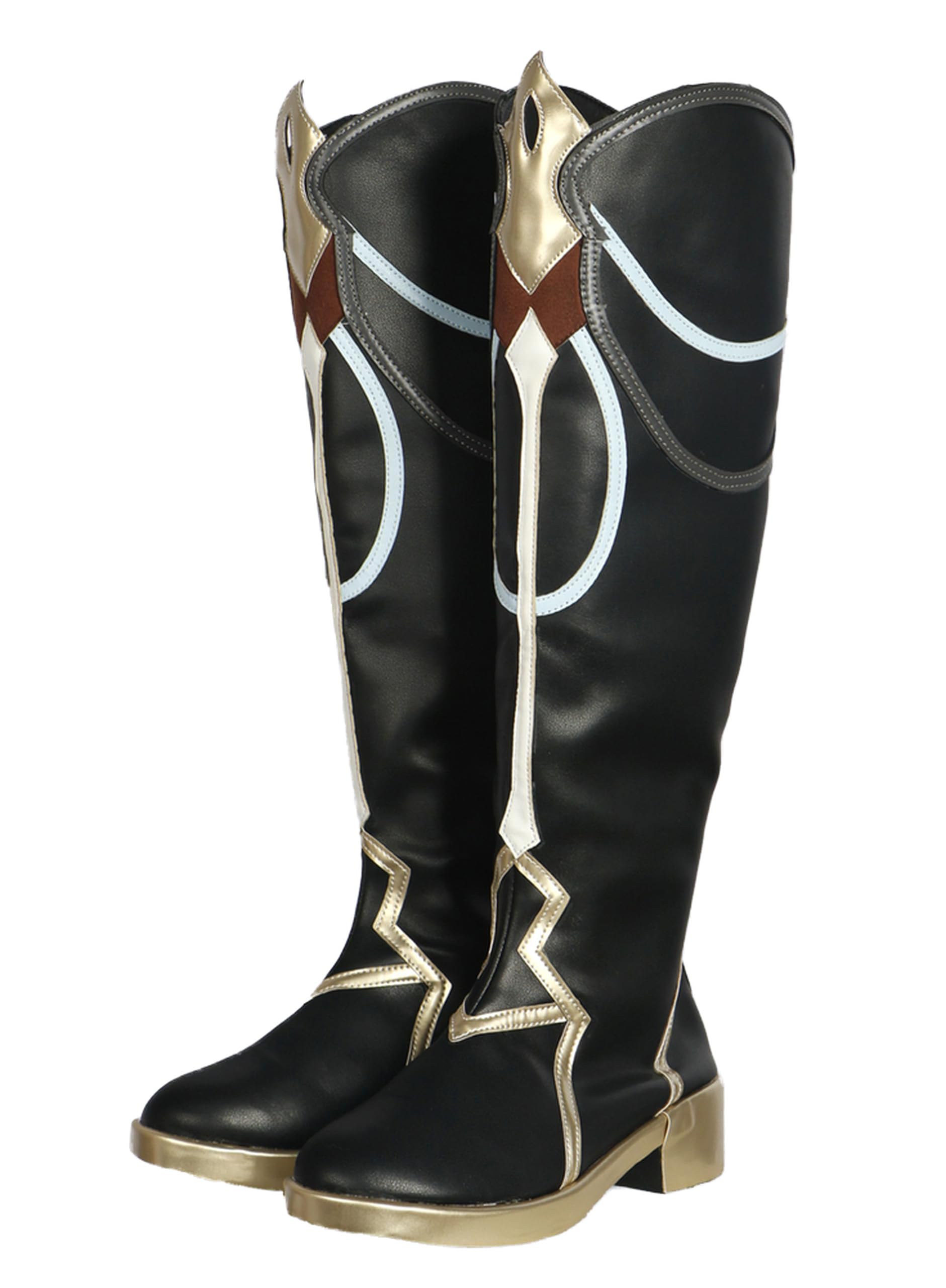 Women's Game Honkai Star Rail Imbibitor Lunae Cosplay Boots for Halloween, Anime and Game Conventions(40)