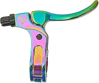 KHE Radius BMX Brake Lever Right Aluminum Folding Hinge Cold Forged 2-Finger 0.2lbs Oil Slick