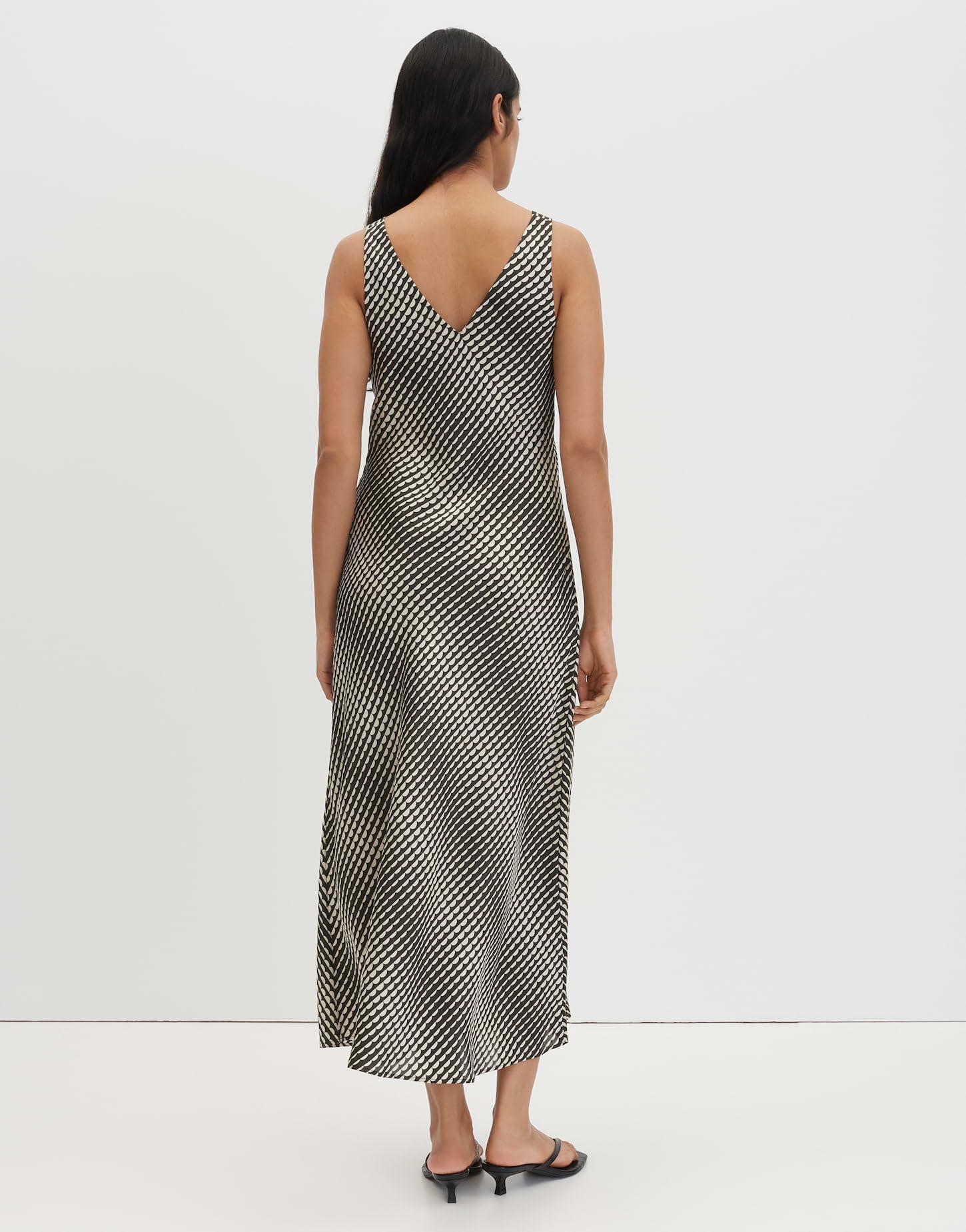 someday Damen Midikleid | Schimmerndes Slip Dress in A-Linie