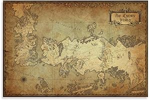 Westeros and Essos: Map of Adventure