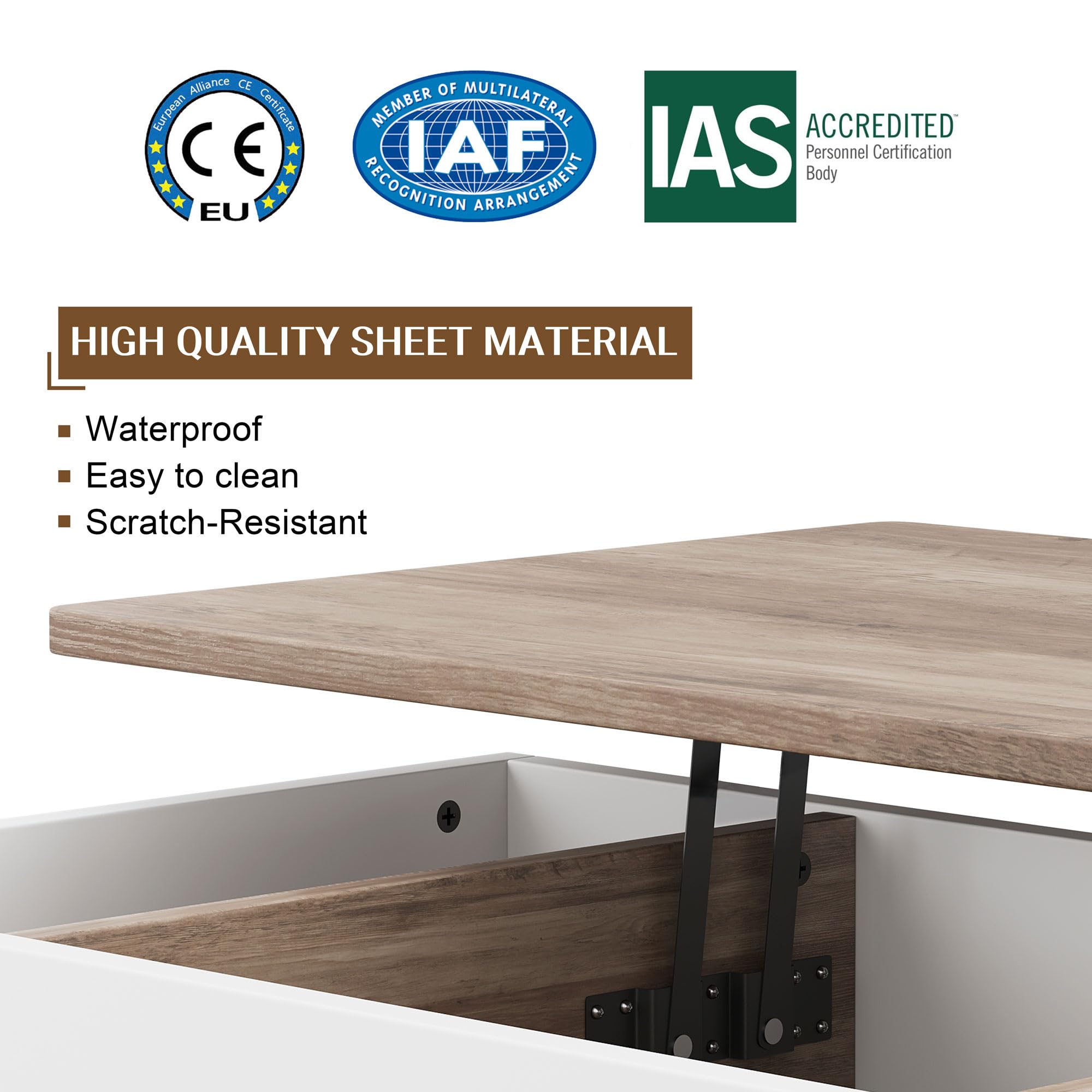 Amazon.com: Shintenchi Coffee Table, Lift Top Coffee Table with