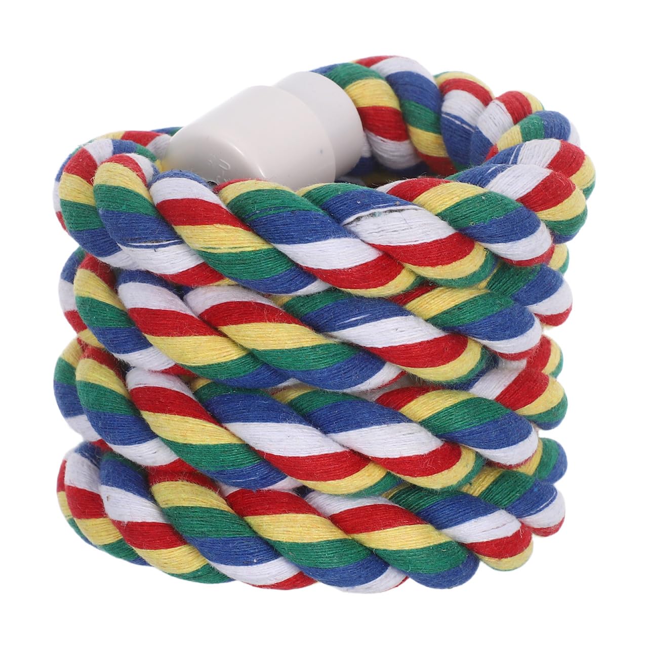 Milisten Trespolo in Corda Di Cotone Spirale Per Uccelli Altalena Per Pappagalli Giocattolo in Corda Per Uccelli Accessorio Per Gabbia Esercizi e Giochi Per Parrocchetti Calopsitte Insepara
