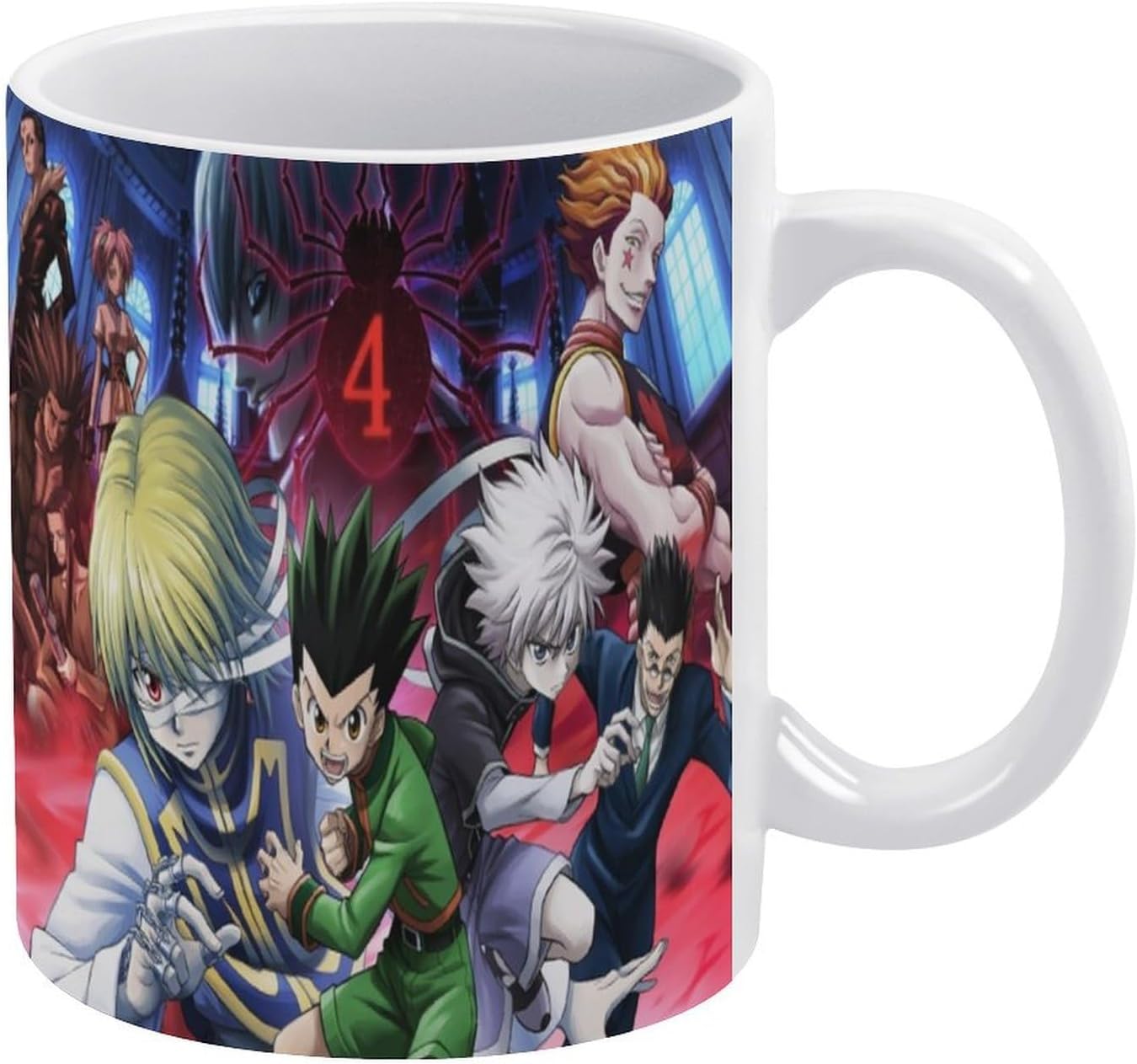 ハンター×ハンター マグカップ コップ 瀬戸物 セラミック 飲み物用 アニメ ゲーム 推し キャラ 誕生日 クリスマス プレゼント 記念品 ゲーム カフェ・オフィス・家用