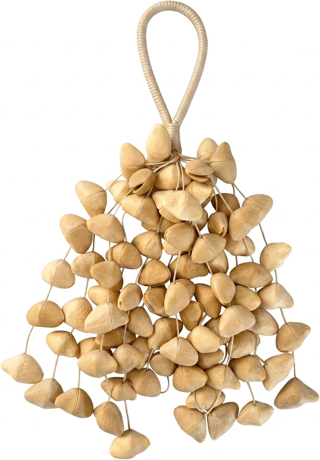 Handmade African Cacho Seed Rattle – All Natural Shaker, Peruvian Hand Percussion Sound Healing Instrument for Meditation, Yoga & Spiritual Gifts (Chacha)