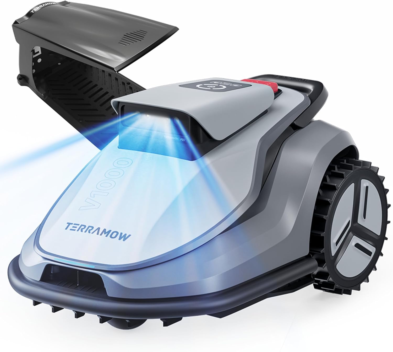TerraMow V1000 Robotic Lawn Mower, Max 0.3 Acre, No Wire/RTK, Auto Mapping