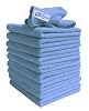 Exel Lint Free Microfibre Super Magic Cleaning Cloths For Polishing, Washing, Waxing And Dusting. Cleaning Accessories, Blue Pack of 10