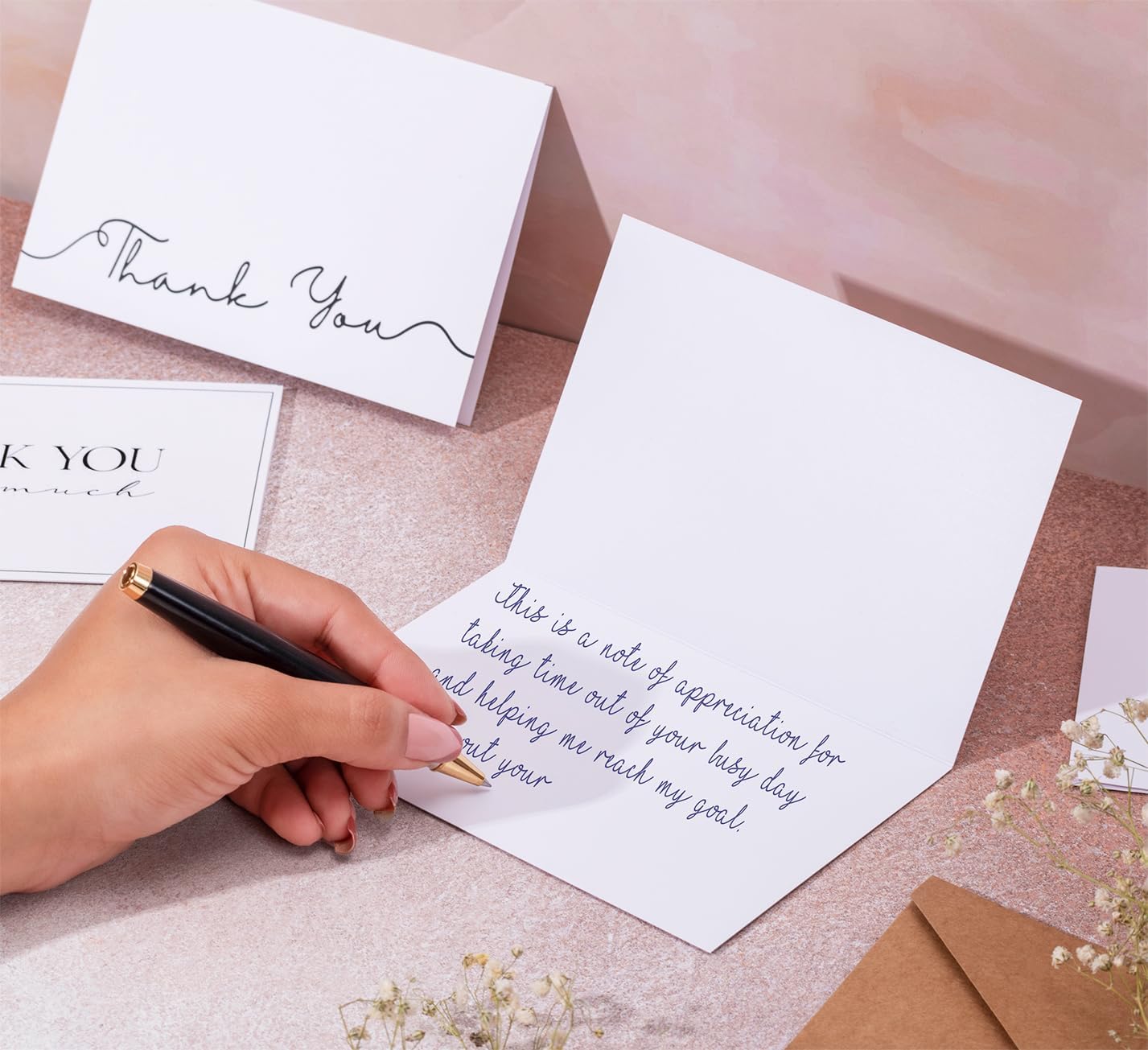 100 Pack Bulk Thank You Cards With Envelopes Thank You Card Thank You Stickers 4 Minimalistic Designs Funeral Thank You Cards With Envelopes Thank You Cards Small Business Thank You Cards Wedding