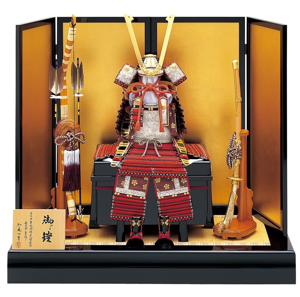 Amazon | 五月人形 鎧飾り 加藤一冑作 真多呂人形 初節句 端午の節句