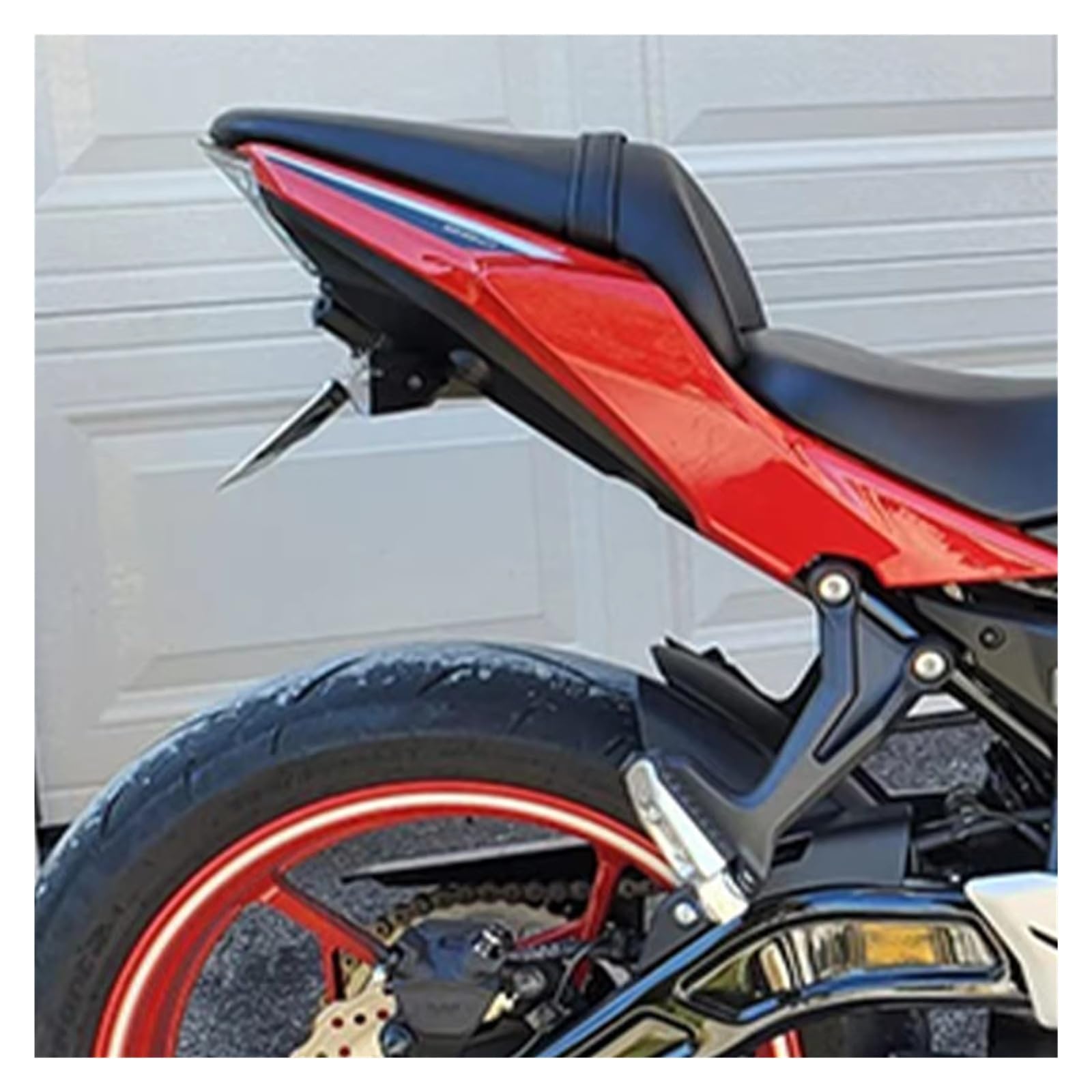 Moto Supporto Targa Staffa Supporto Targa Per Z650 2017-2025 Per Ninja 650 / KRT/ABS Kit Eliminazione Parafango Posteriore Ordinato In ABS