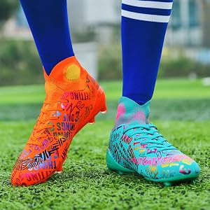Amazon | [NANMEO] サッカースパイク サッカートレーニングシューズ