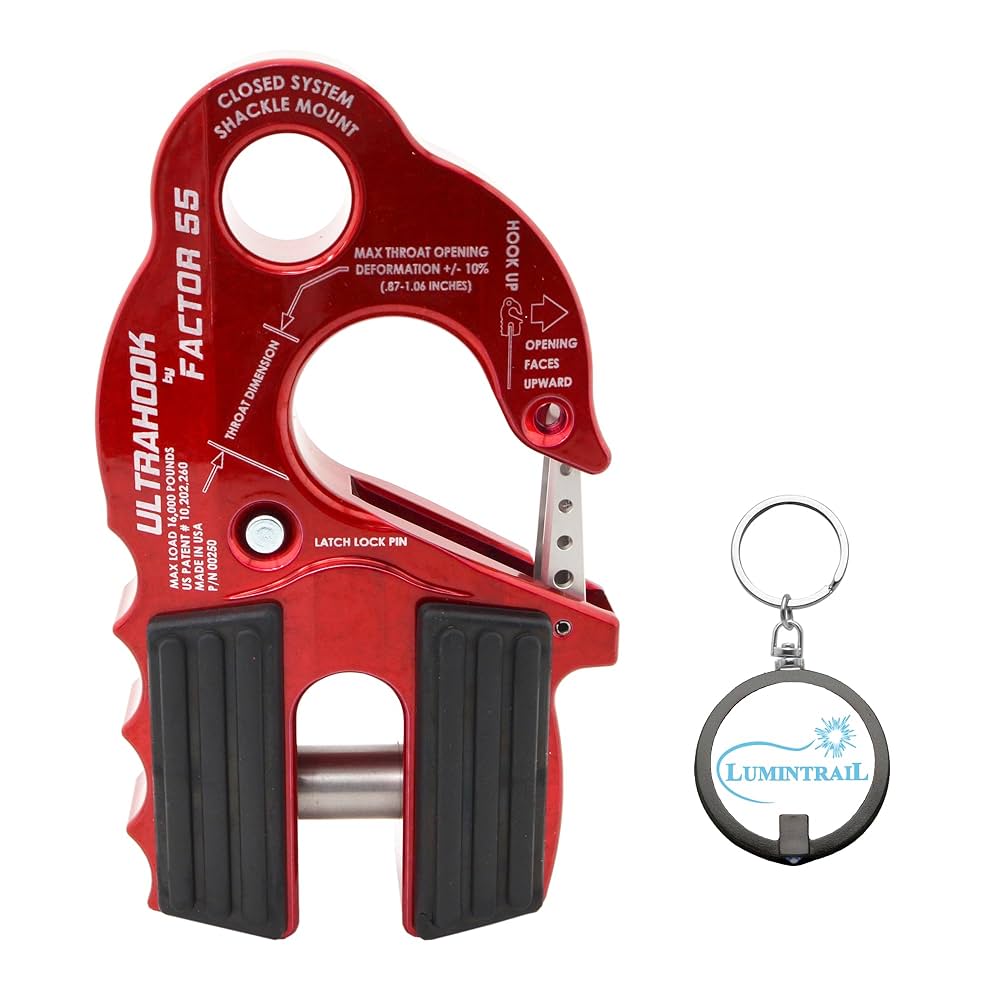 Amazon.com: FACTOR55 UltraHook Winch Hook Integrated Shackle