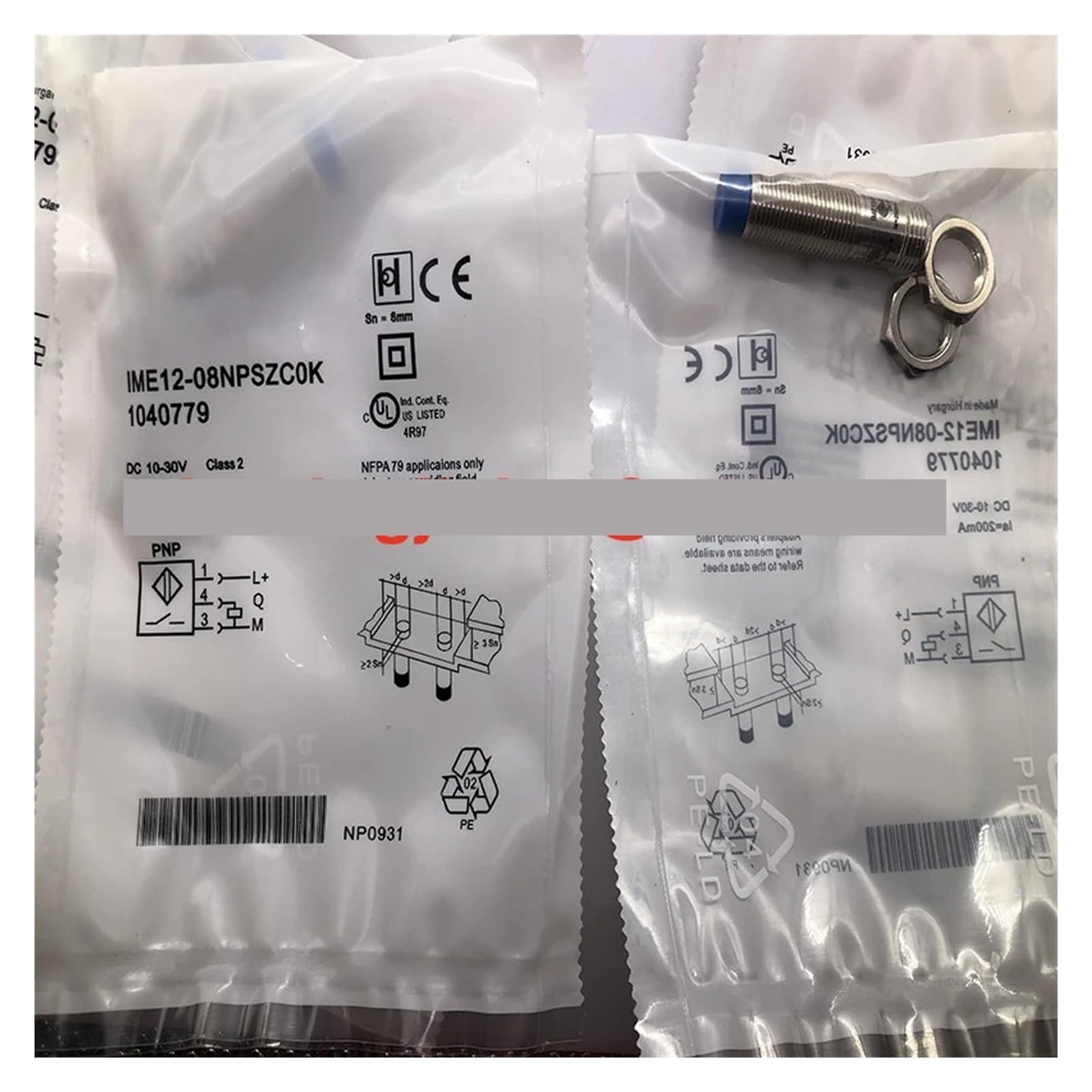 Cjkxpzmh One Color 1Pcs Sensor Ime12-06Npszcos Ime12-02Bpszc0k Ime12-02Bpozc0s Ime12-02Bpszw2k Proximity Switch(Ime12-02Bpszc0k)