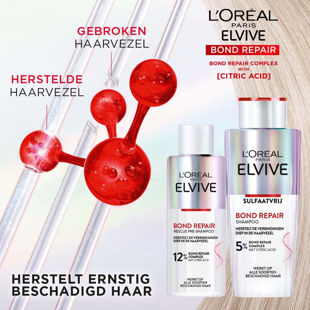 L'Oréal Paris Elvive Bond Repair Pre-Shampoo 200ml Kobiety Użytkownicy nieprofesjonalni Szampon