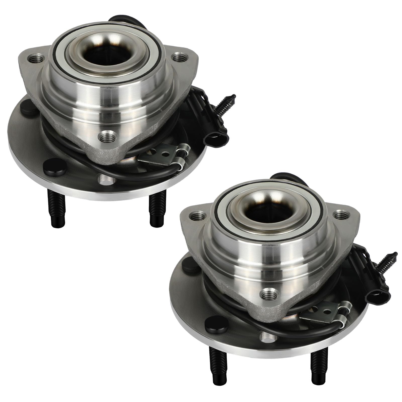 ECCPP Replacement for Front Wheel Hub Bearing Assembly 5-Lugs W/ABS for 97-05 Chevy Blazer 97-04 S10 97-05 GMC Jimmy 97-04 Sonoma 4WD 513124 2pcs