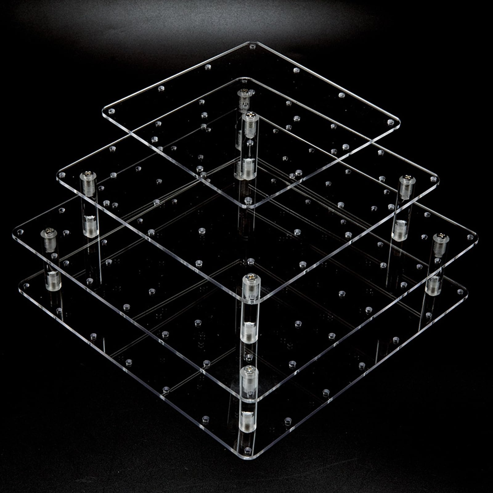 Tsophreniq Acrylics Lollipop Stand with 56 Holes 4 Tiers Lollipop Holder for Party Decorations Practical Candy Display Rack Party Accessory