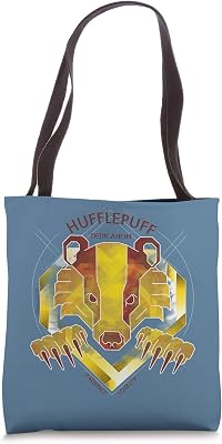 Harry Potter Hufflepuff Dedication Patience Loyalty Tote Bag