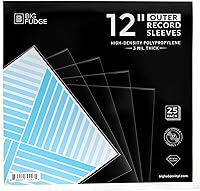 Vista 16 de Big Fudge Fundas para disco de vinilo de 12 pulgadas - Fundas interiores, paquete de 50 - Fundas de vinilo de papel pesado, libres de ácidos