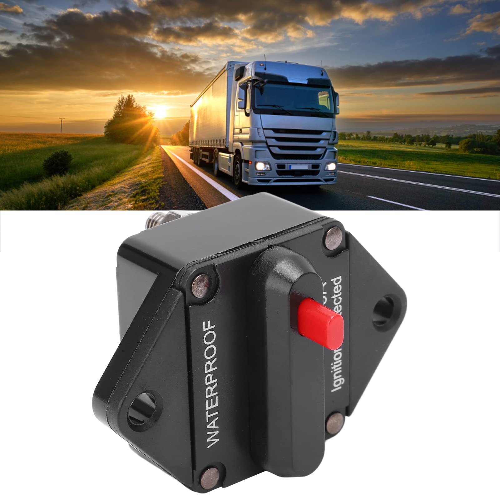 DC 32V Interruttore Automatico con Ripristino Manuale, Interruttore Termico Impermeabile 20-200A Fusibile Inverter per Auto Marine Boat Truck Bus RV ATV(150A)