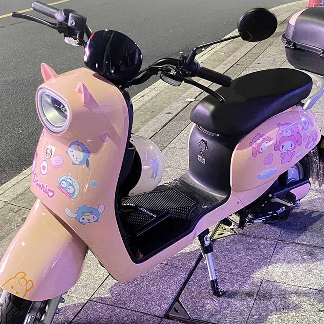 4 pièces Casque de Moto Décoratif, De Ornement De Casque d'Oreilles De