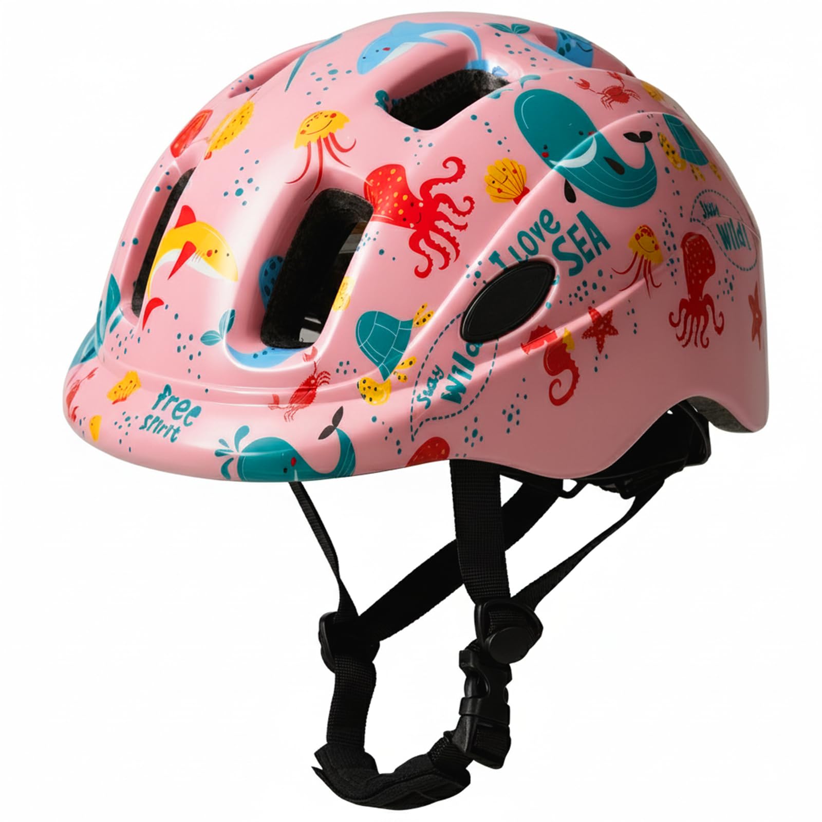Favoto Casco de Bicicleta para niños, Certificado CE, Ligero, Ajustable, para niños de 3 a 5 años, Talla S (48-52 cm), para Scooter, Ciclismo y Exteriores