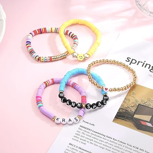 Miniatura 4 de PDWZNBA Taylor Swift Eras Tour Pulseras  Folklore Lover Reputation 1989 Red Speak Now Fearless Inspired Pulseras para mujeres y niñas