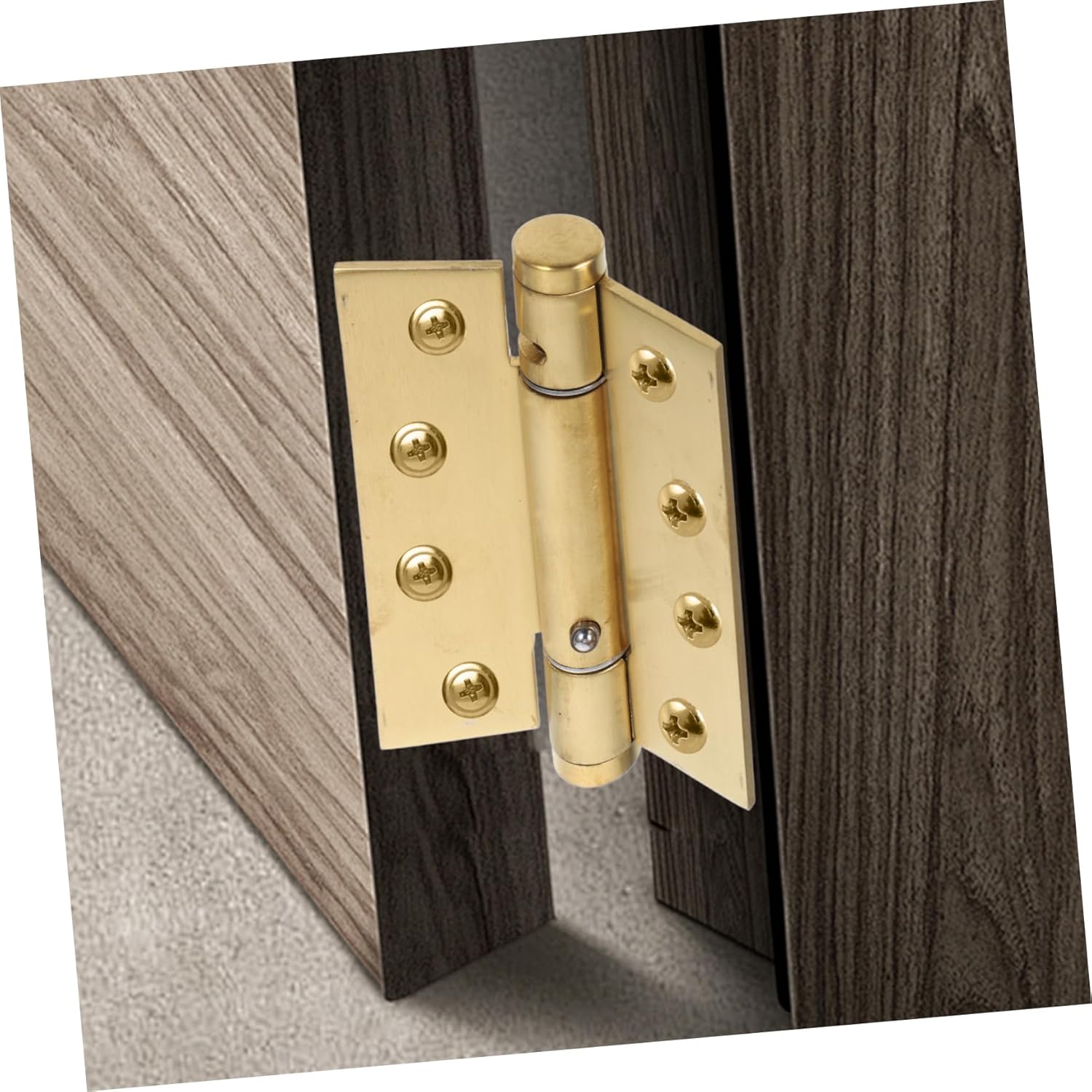 2pcs Self Closing Door Hinges Heavy Duty Hinge for Screen and Standard Doors for Residential and Commercial Use