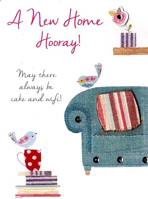 New Home Hooray! Greeting Card Second Nature Just To Say Cards
