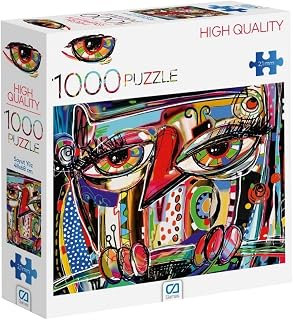 Ca Games Soyut Yüz 1000 Parça 2,2Mm Kalınlık 48X68