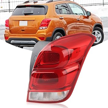 RH LED Tail Light With Bulb Harness Assembly Compatible With 2017-2022 Chevy Trax Rear Lamp Right Passenger Side Replacement GM2801298 42750550