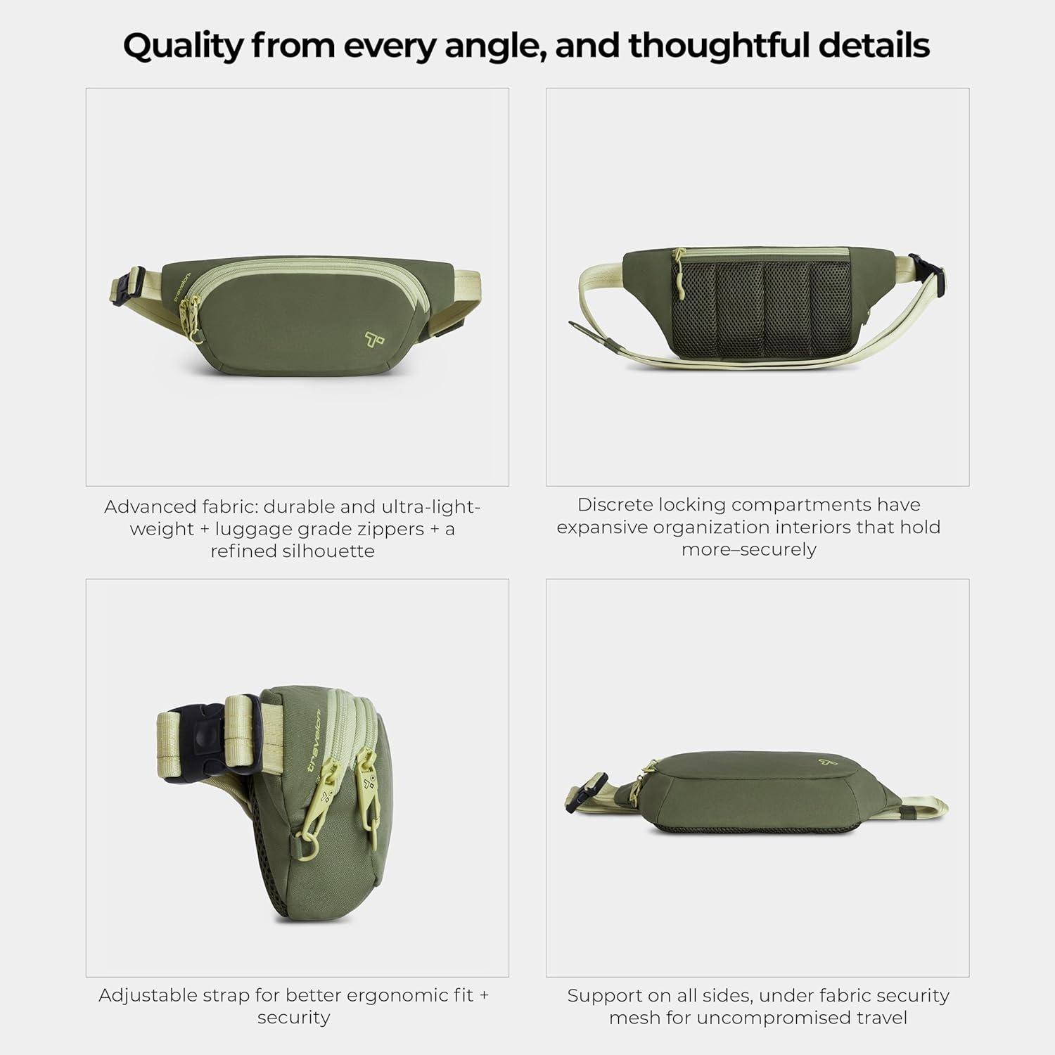 Travelon Anti-Theft The Voyages Waist Pack