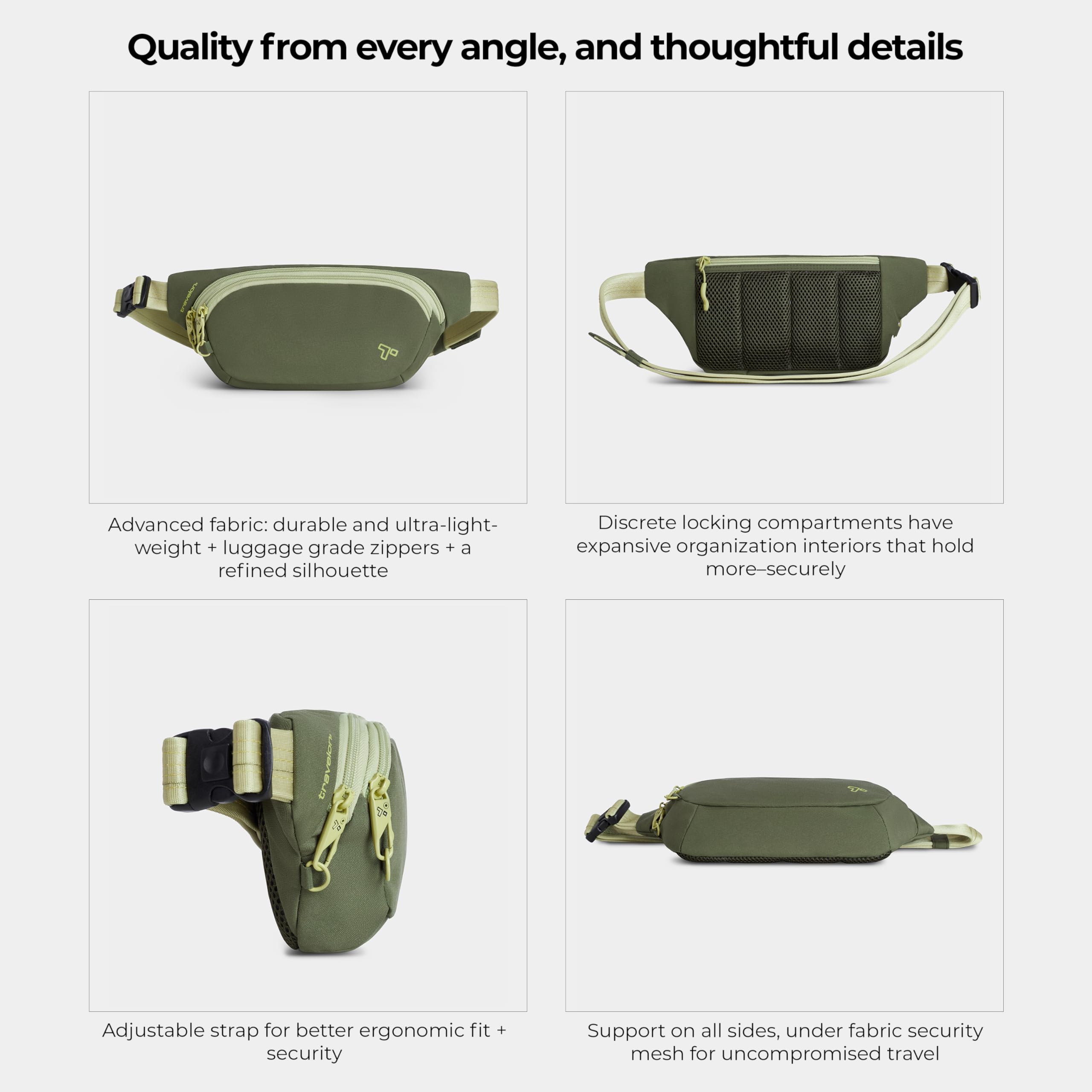 Travelon Anti-Theft The Voyages Waist Pack