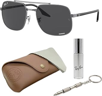 Ray-Ban RB3699 Square Shape Sunglasses with Official Eyewear Kit