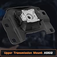 Vista 6 de Juego de 3 piezas de motor y montaje de transmisión compatible con Ford Escape 2013 2014 2015 2016, Transit Connect 2014-2021 2.0L 2.5L Motor