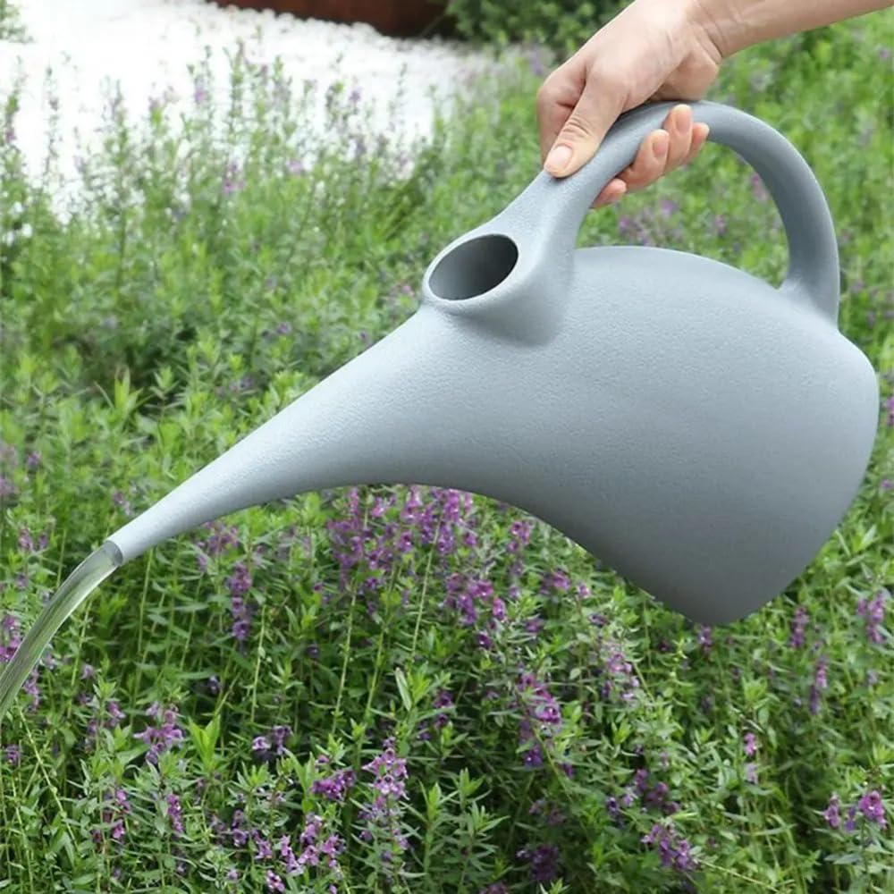 Arrosoir Plantes Intérieur Arrosoir Plastique 2L Jaune - Bec Long Précis - Poignée Ergonomique - Plantes Intérieur/extérieur - 32x22cm Arrosoir 2 Litres
