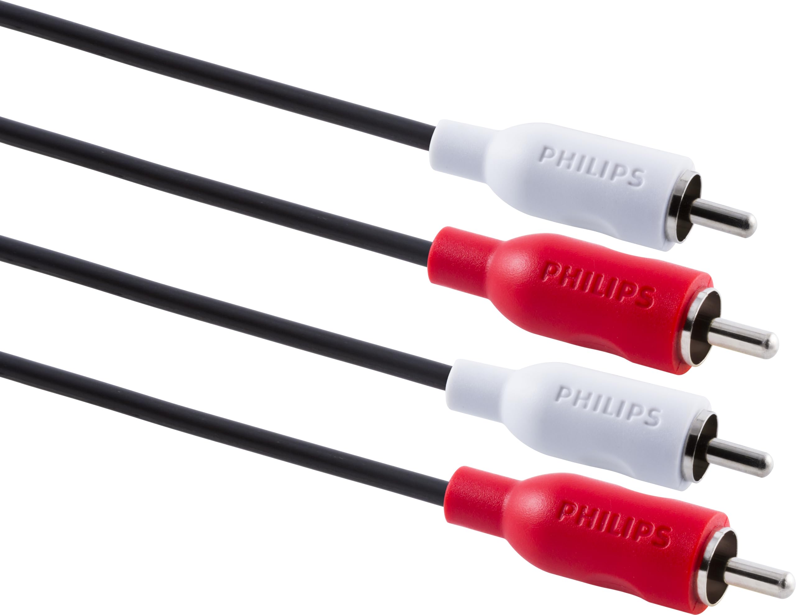 Amazon.com: Philips Stereo Audio Cable 4 Pack, 6 Ft. Cable