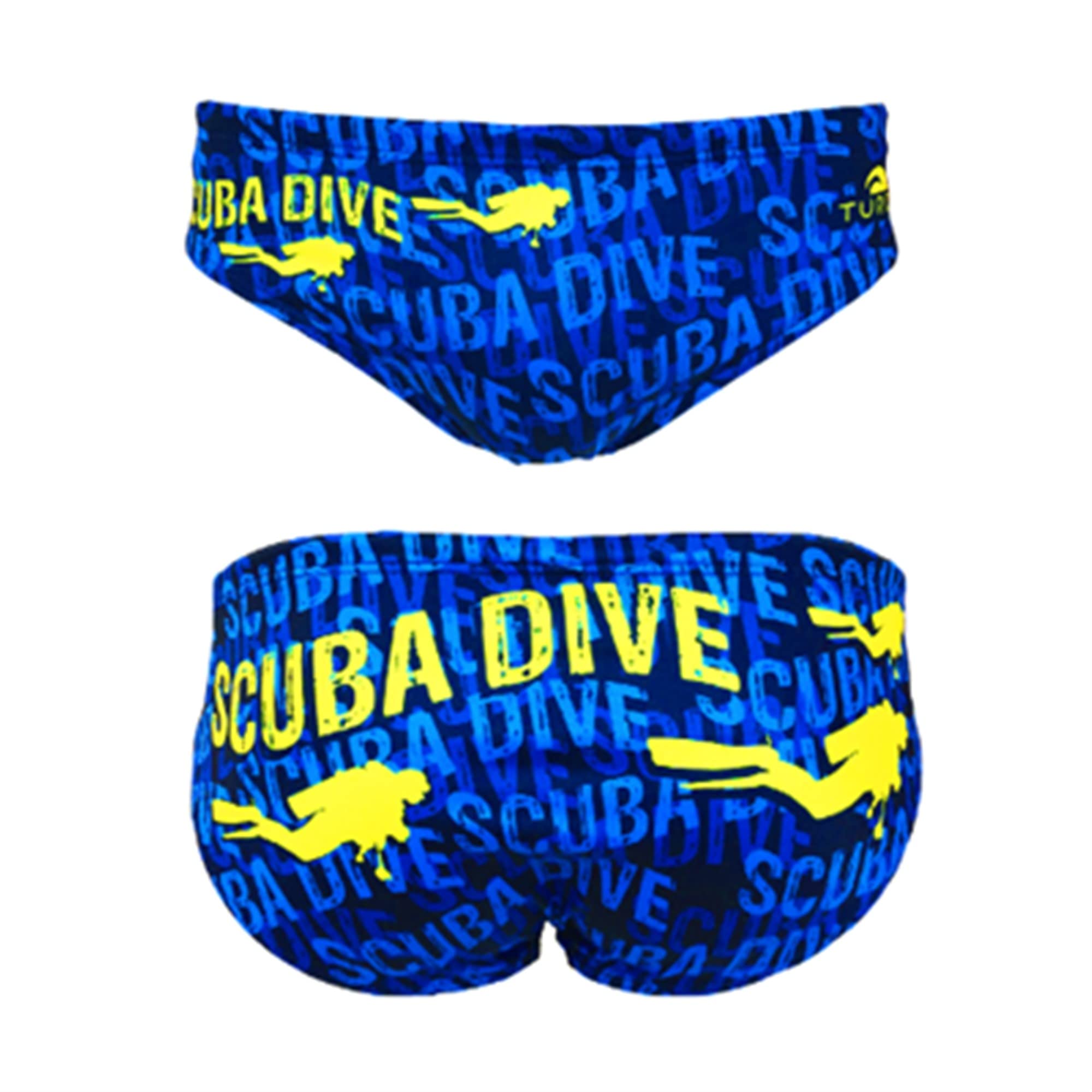 Turbo - Costume da bagno Scuba Dive Flash di Waterpolo competizione nuoto e triathlon