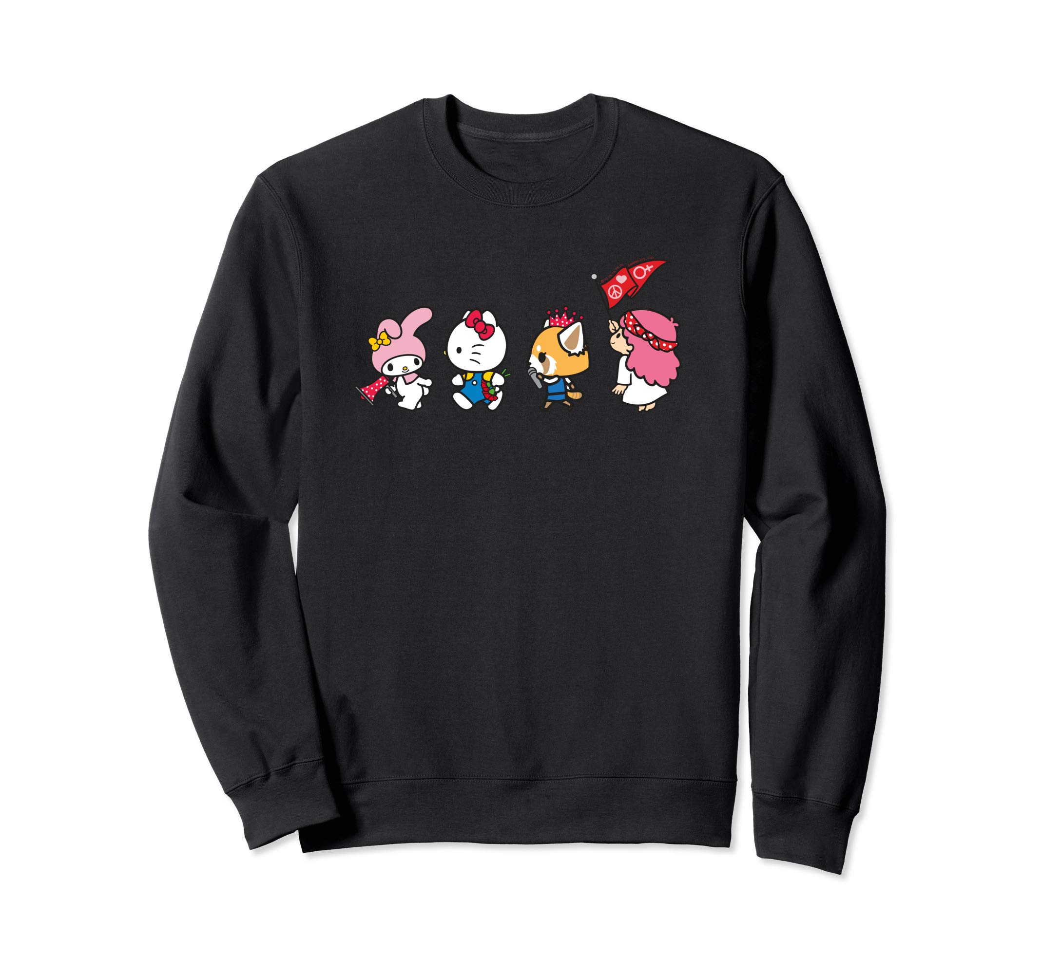 SanrioHello Kitty My Melody Aggretsuko Women Rights Sweatshirt