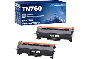 Ankink Compatible Toner Cartridge Replacement for Brother TN760 TN730 (Black,2 Pack) TN-760...
