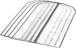 Amazon Basics Zippered Peva Garment Storage Bag - 5-Pack