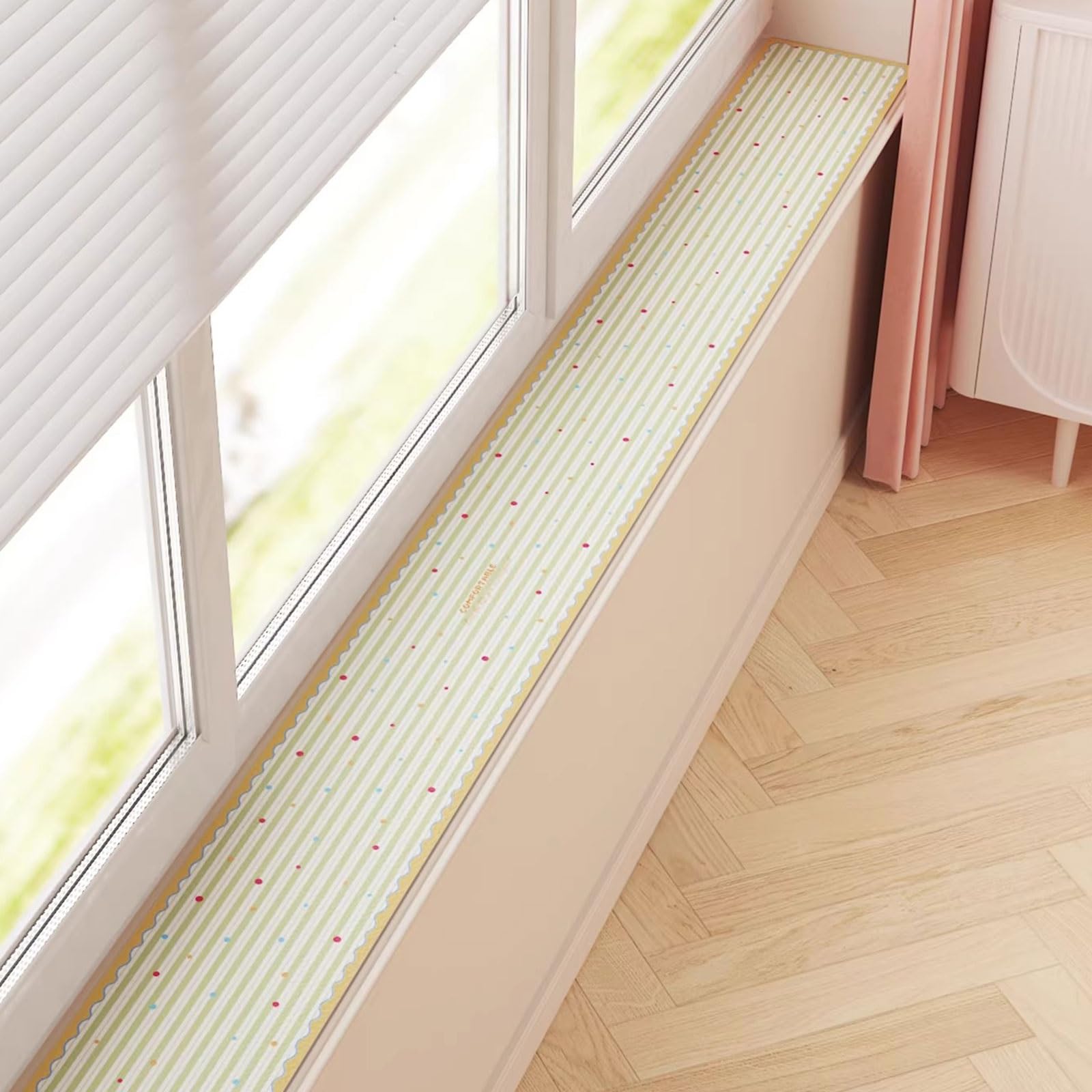 Tapis de rebord de fenêtre découpe facile pour éliminer les taches d'eau