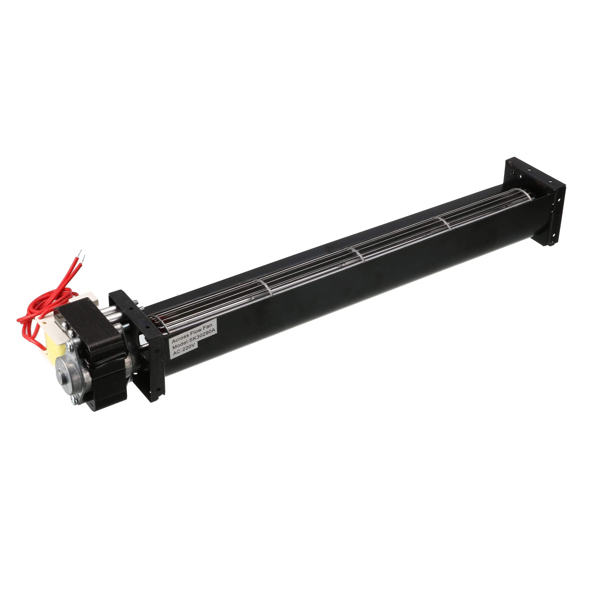 sourcing map Universal AC220V 12W con rodamiento Bolas Ventilador refrigeración Flujo Transversal 365mm x 68mm x 50mm