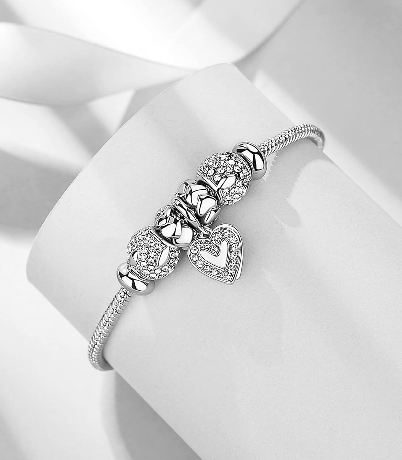 14K Gold Plated Charm Bracelet for Women, Women's Charm Symbol Bracelets, Gifts for Mother's Day, Mom, Her, Wife - Image 4