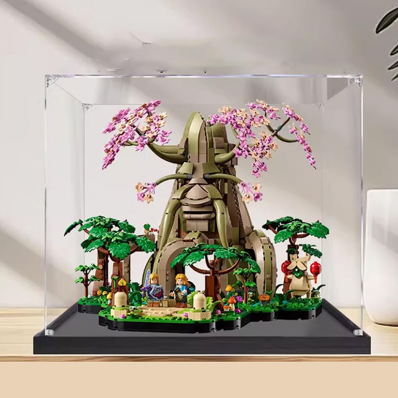Acrylic Display Case for Lego 77092 The Legend of Zelda Deku Tree, Dustproof Storage Box, Transparent Display Box (Only Case, No Model, 3mm)