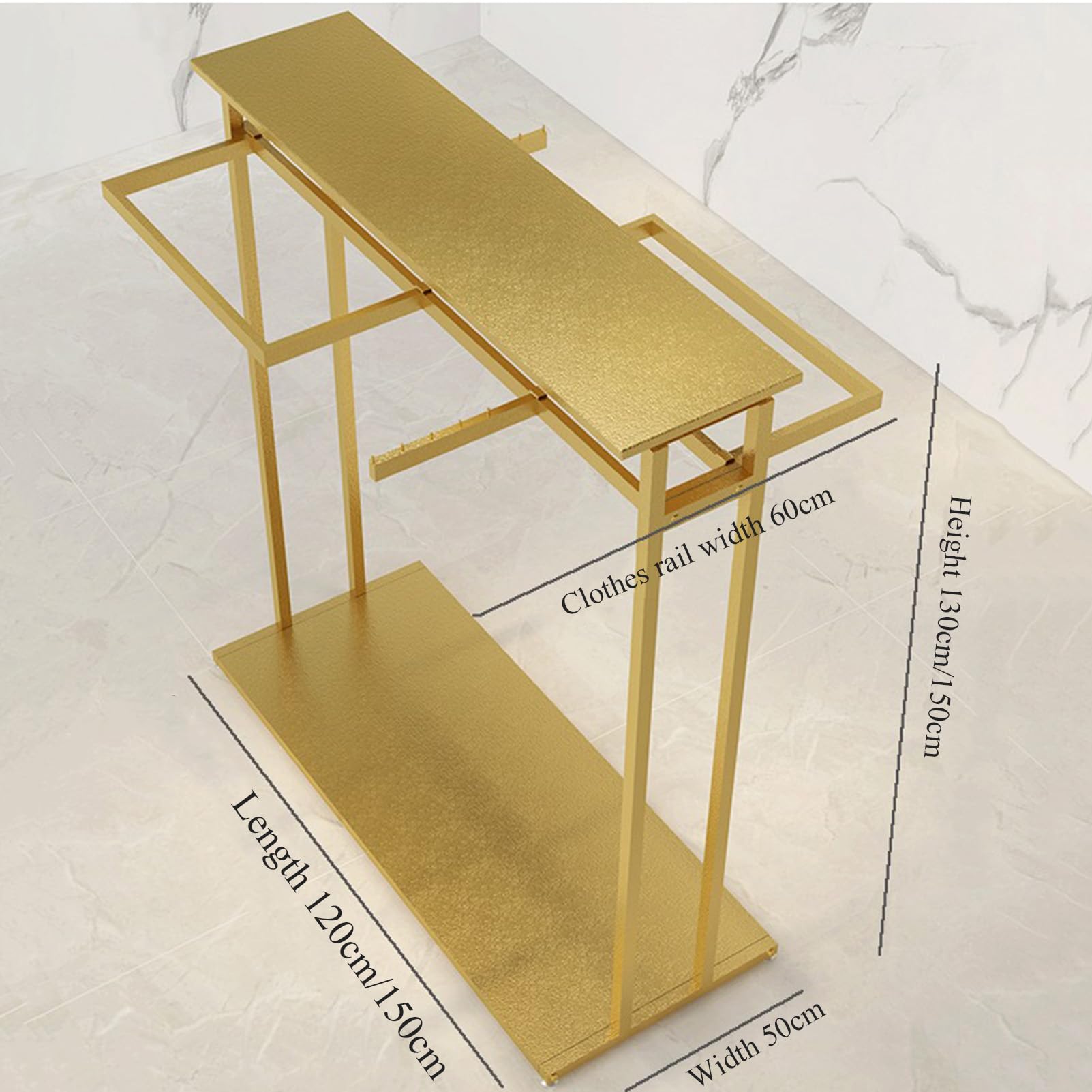 Heavy-Du - Perchero de metal resistente, alta capacidad para tiendas minoristas y boutiques, perfecto para merchandising y nizing ropa